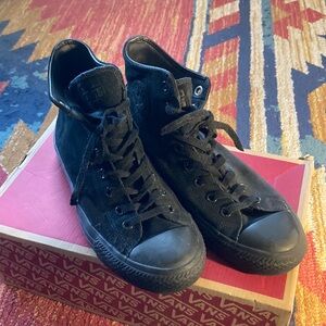 Converse Chuck Taylor All-Star Pro, Black High-Top Skate Shoes, Size 9.5